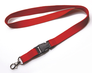 Lanyards 20 mm mit KSV rot