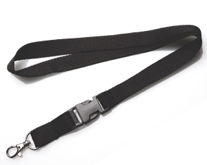 Lanyards 20 mm mit KSV schwarz