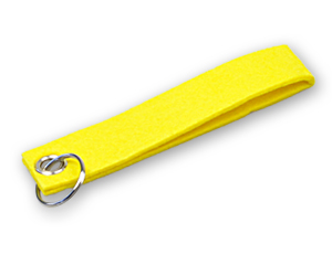 Felt Keychain yellow