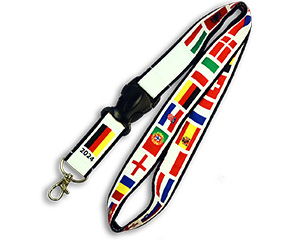 Lanyard 24 countries of the Soccer EC 2024