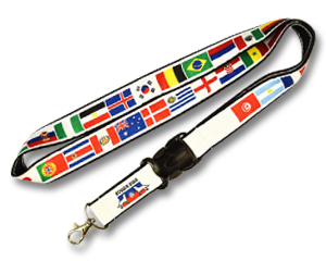 Lanyard 32 countries of the Soccer WC 2018