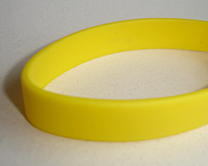 Silikonarmband gelb