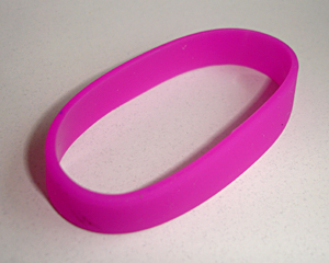 Silicon Bracelet purple