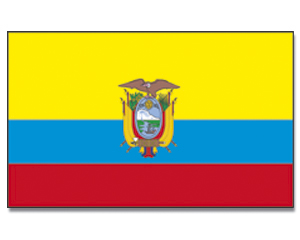 Fahnen Ecuador 30 x 45