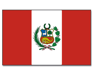 Flags Peru 30 x 45