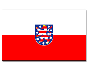 Flags Thüringen 30 x 45